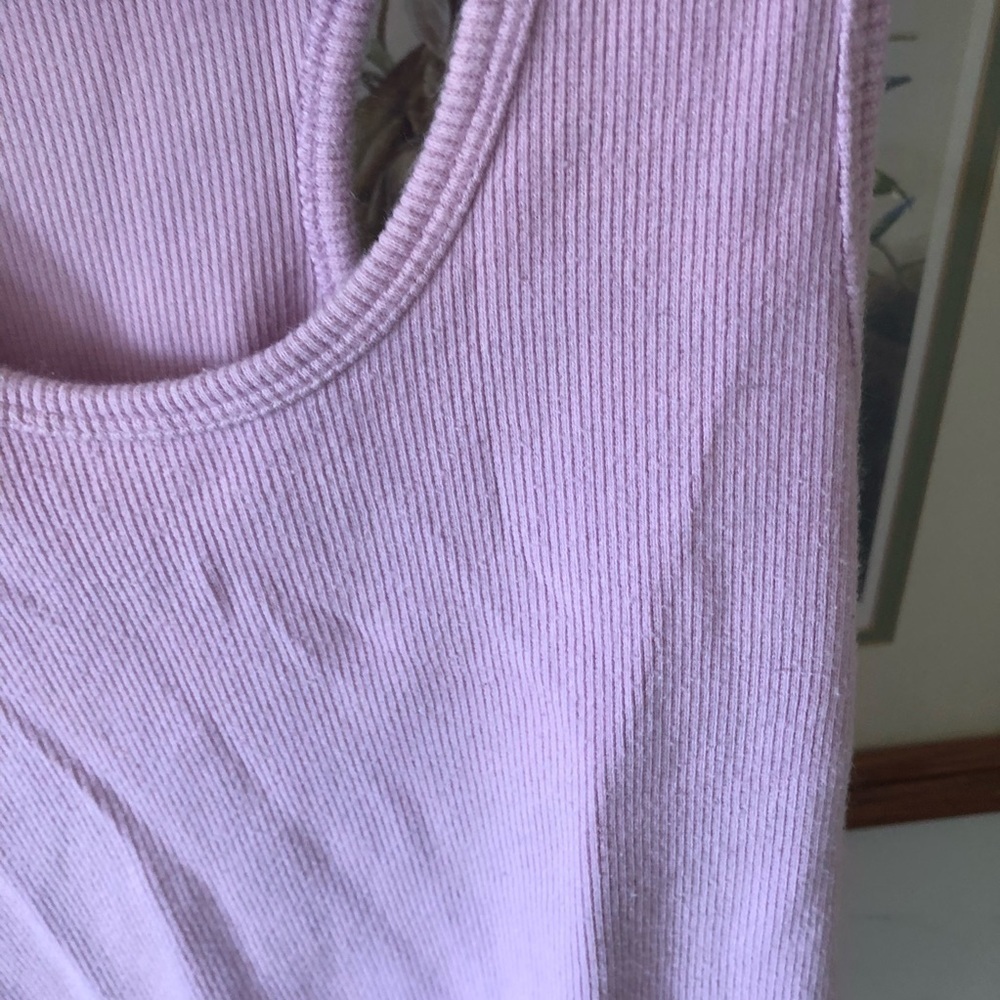TNA Purple Ribbed Tank Top - Picture 7 of 11